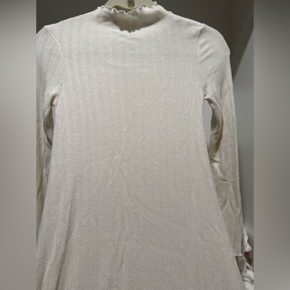 Mango Cream knit midi Dress - Picture 9 of 11